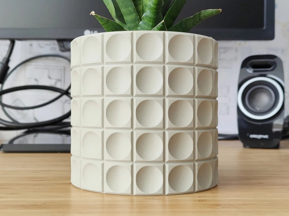 Mid - Century Mod Pot - Super Trellis