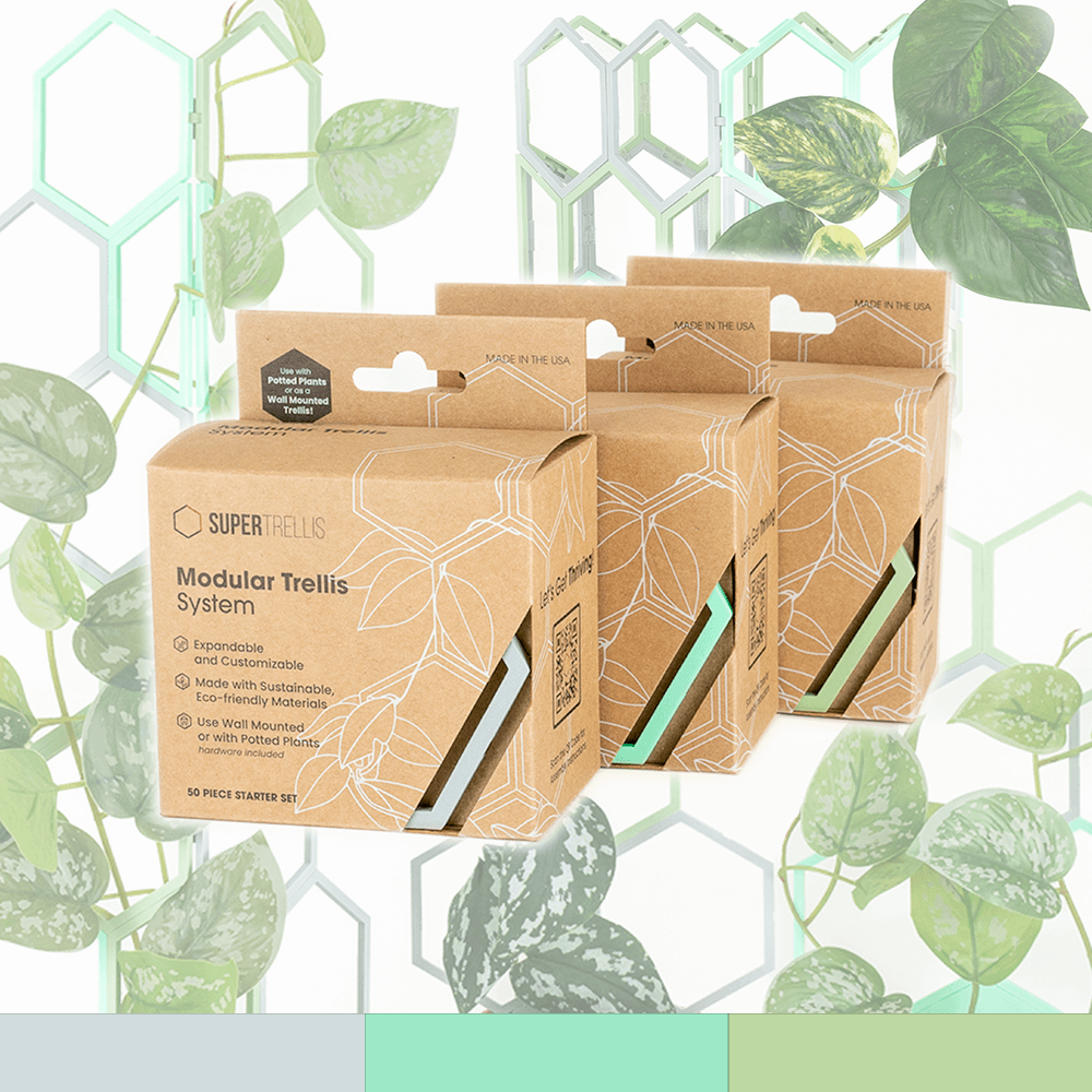 Cool Grey - Mint - Green Tea (3-Pack) - Super Trellis